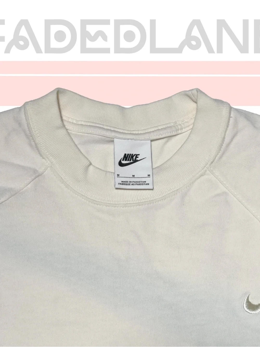Nike Men’s Cream Short-Sleeve Swoosh Graphic Shirt
